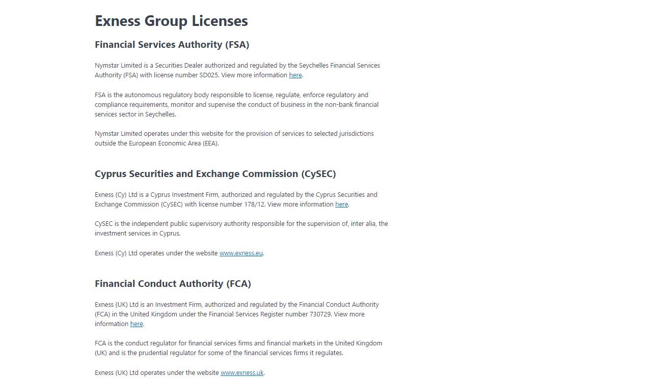 Exness Review regulatory environment red flag Exness Review regulatory environment red flag